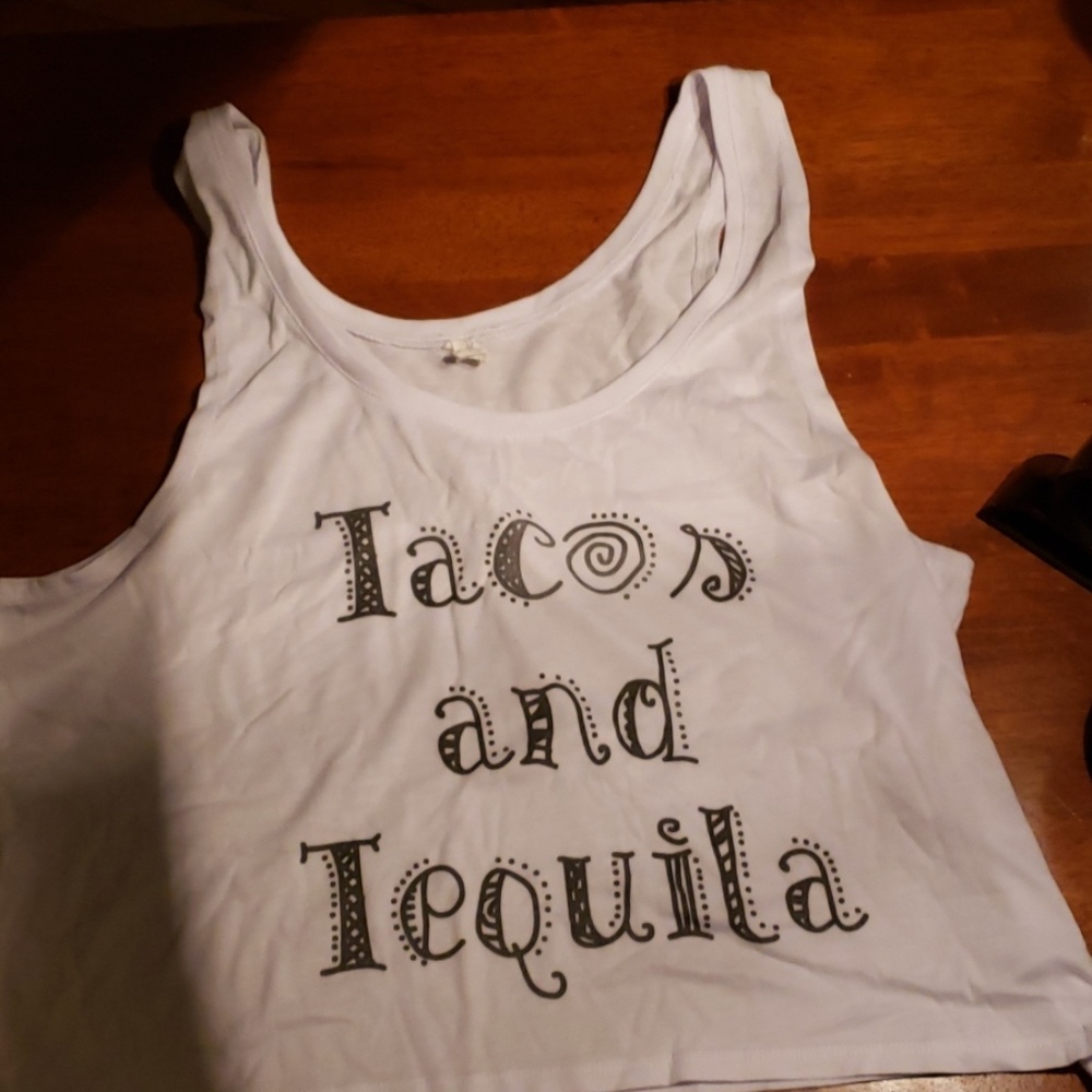Tacos and Tequila Crop Top